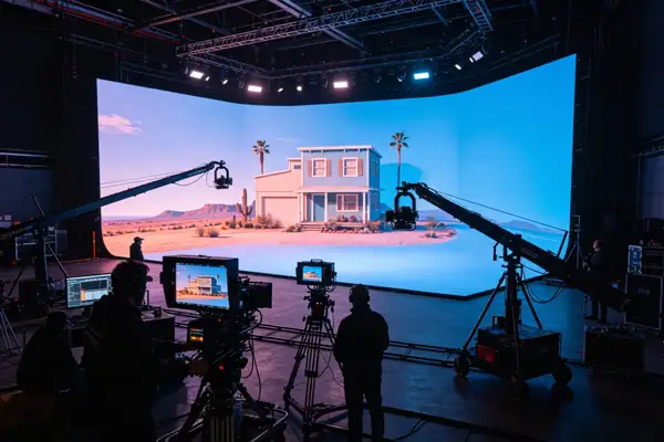 Broadcast Studio - MAXV LED display project